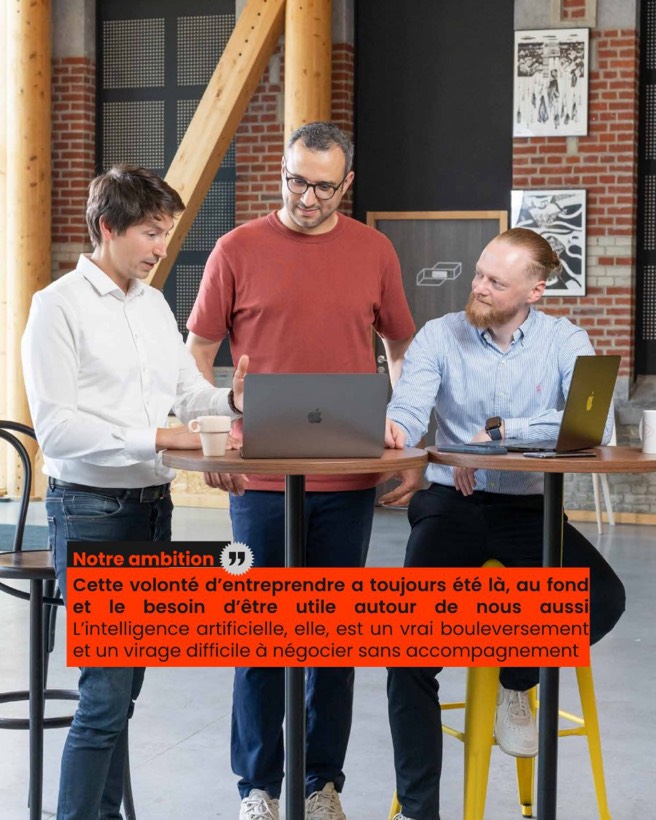 Notre ambition : être utiles, et accompagner le virage de l’IA